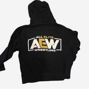 AEW Black Hoodie Sweatshirt